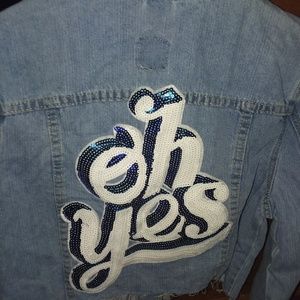 Boom boom blue Jean jacket